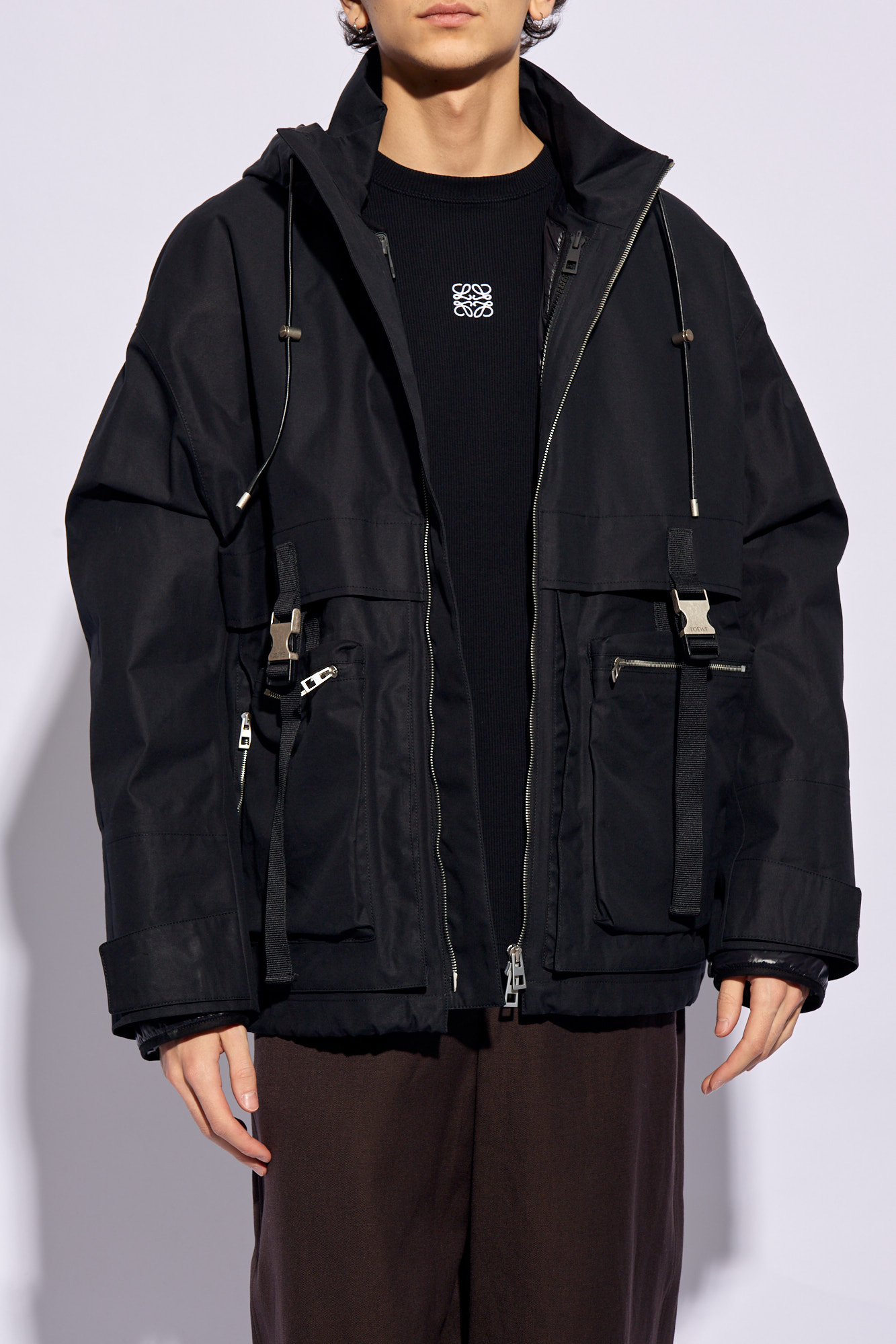 ジャケット・アウター LOEWE stripe seersucker blouson ジャケット・アウター LOEWE stripe seersucker blouson